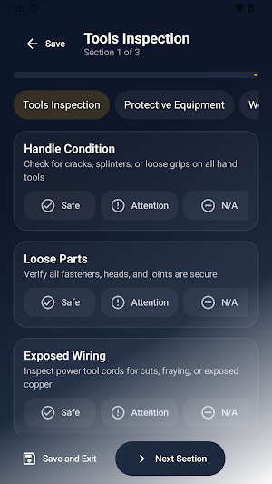 Job Site Safety Checklist Screenshot 0