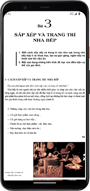 Công nghệ Lớp9 Nấu ăn Screenshot 2