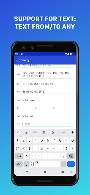 Base Converter: Converty Screenshot 2