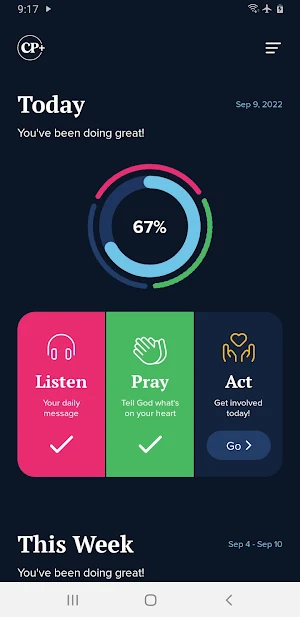 CP+ Spiritual Fitness Screenshot 0