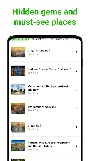 Chișinău Tour Guide:SmartGuide Screenshot 2