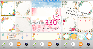 Sticky Memo Notepad Seasons Screenshot 0