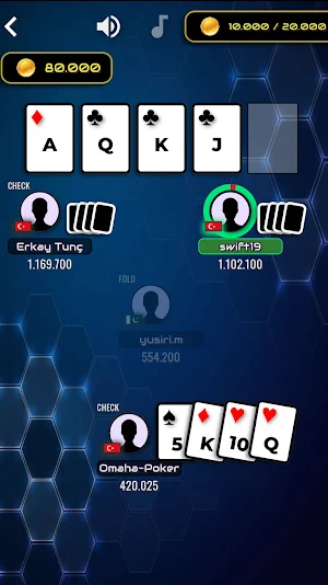 Omaha Poker Game Screenshot 1