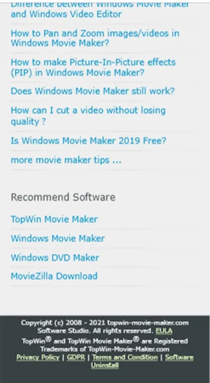 Topwin Movie Maker Screenshot 3