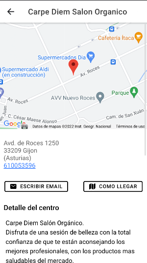 Carpe Diem Salón Orgánico Screenshot 2