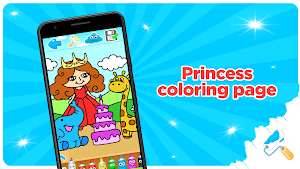 Princess coloring. Screenshot 0
