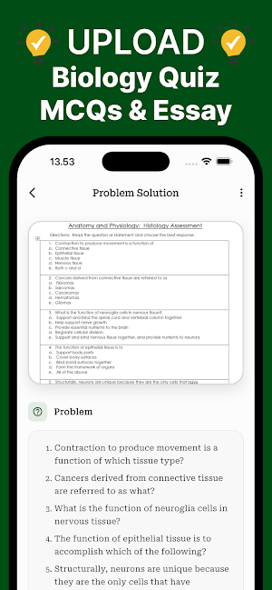 Biology Homework & Quiz Helper Screenshot 1