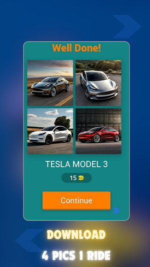 4 Pics 1 Ride : Car Quiz Screenshot 1