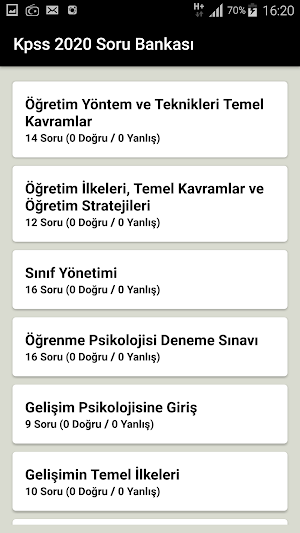 Kpss 2020 Soru Bankası - internetsiz 8000 Soru Screenshot 2