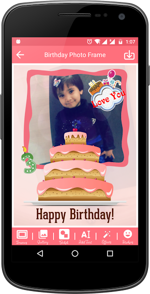 Birthday Photo Frames Screenshot 2