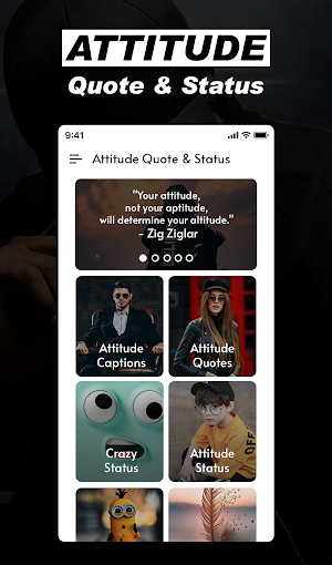 Attitude Quote & Status Screenshot 0