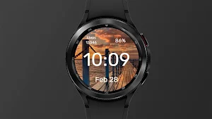Sunset Pier Wear OS Screenshot 1