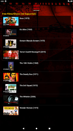 Grindhouse Movie Channel Screenshot 0