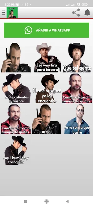 Stickers de Aurelio Casillas Screenshot 0