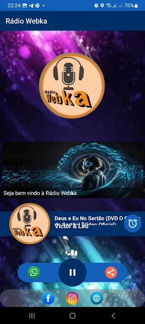 Rádio Webka Screenshot 1