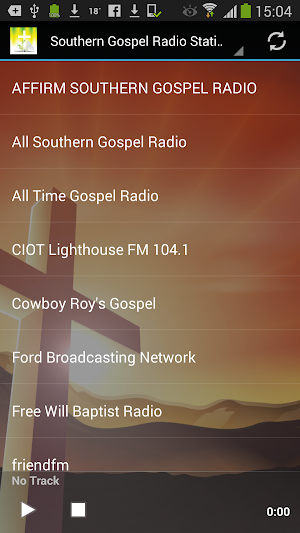 Southern Gospel Radio Stations Screenshot 0