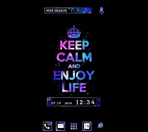 Keep Calm and Enjoy Life Theme Screenshot 0