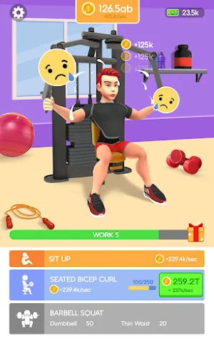 Idle Workout: Body Race Screenshot 2