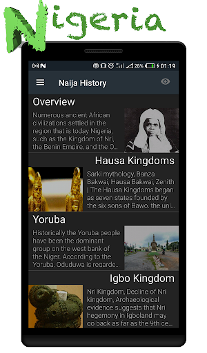 Nigeria History - Naija Nigerian Yoruba Hausa Igbo Screenshot 1