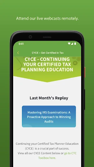 CTP Member Site App Screenshot 3