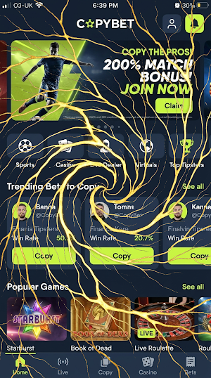 CopyBet Screenshot 1