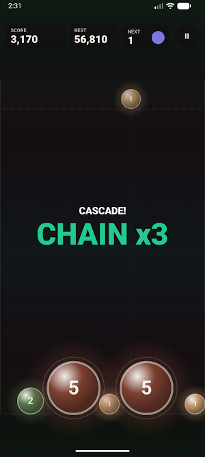 Chain Reaction Merge Screenshot 2