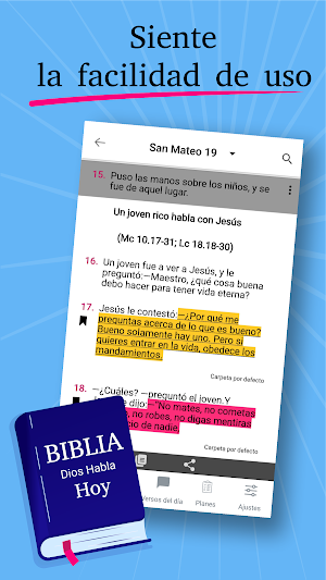 Biblia Dios Habla Hoy DHH Screenshot 0
