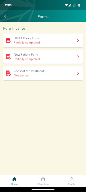 HelloPatient Screenshot 2