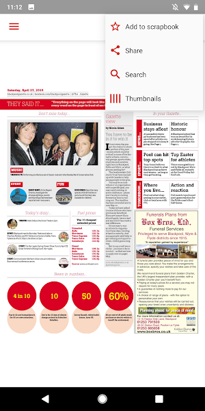 Blackpool Gazette Newspaper Screenshot 3