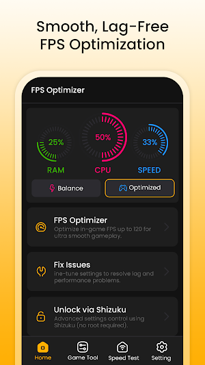 Game Booster : FPS Unlocker Screenshot 0