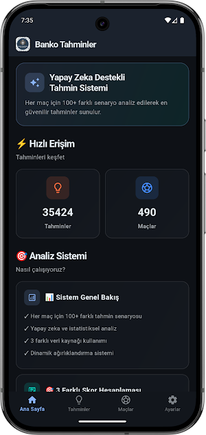 Banko Tahminler - İddaa Analiz Screenshot 0