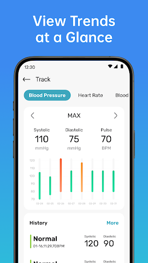 BP Health Tracker Screenshot 2