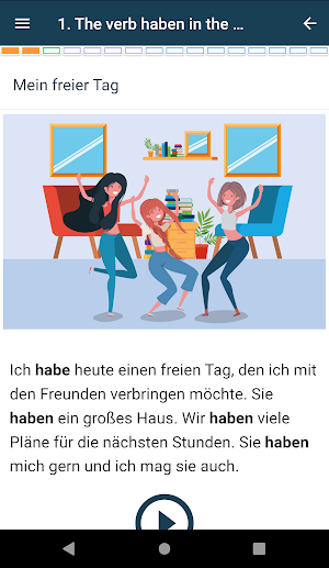 German grammar course part 1 Screenshot 1