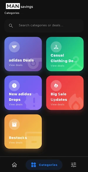 Man Savings - Drop Alerts Screenshot 3