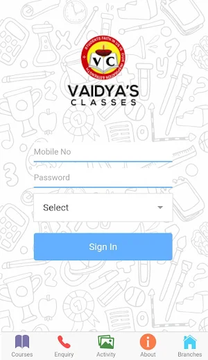 Vaidya's Classes Screenshot 0