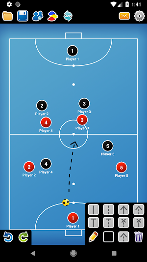 Coach Tactic Board: Futsal Screenshot 0