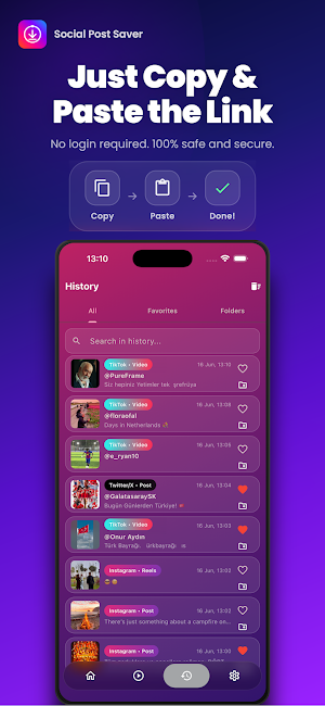 Social Media Saver Screenshot 1