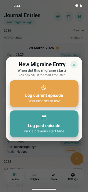 MigraInsight Screenshot 1