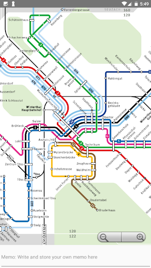 Zurich Metro Bus Tour Map Screenshot 3