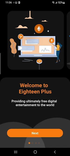 EighteenPlus Blockchain Mining Screenshot 1
