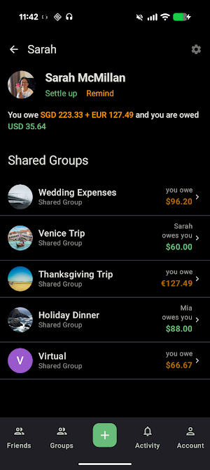CostSplit Screenshot 2