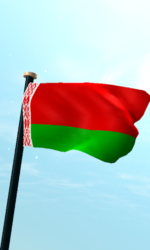 Belarus Flag 3D Live Wallpaper Screenshot 0