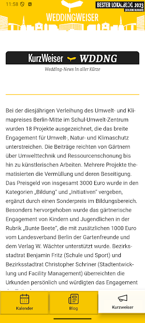 Weddingweiser Screenshot 1