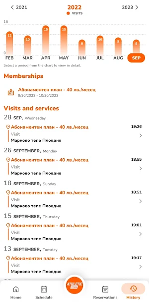 Athletic Fitness Screenshot 2