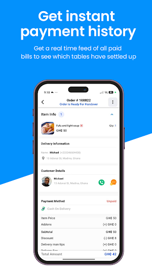 SwiftGo Restaurant App Screenshot 3