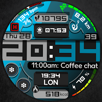 Digital Watch Face CRC079