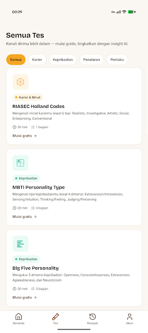 Psikotes Center Screenshot 1