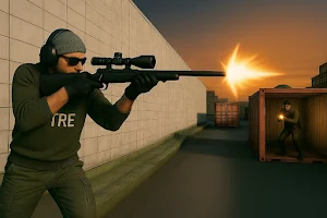 Sniper Fury Offline Gun War 3D Screenshot 1