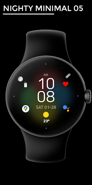 Nighty Minimal 05 - watch face Screenshot 0