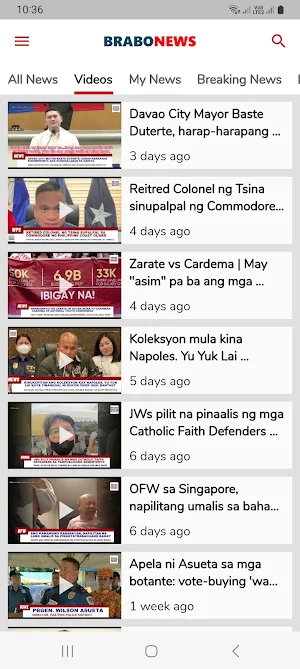 BRABO News Screenshot 1
